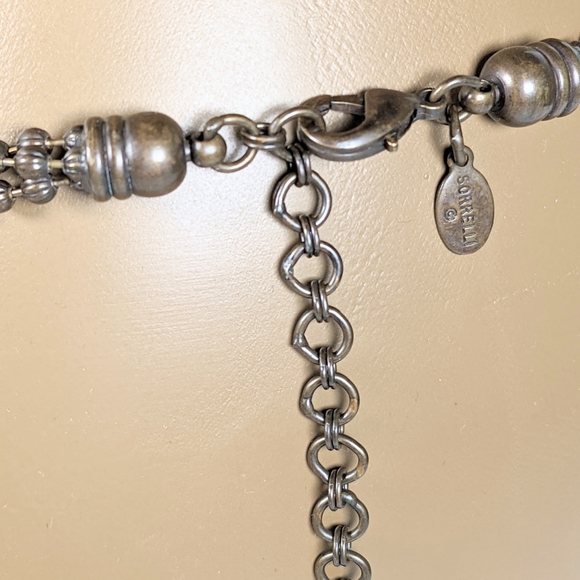 Sorrelli crystal bib style multi strand choker FIR - Picture 3 of 8